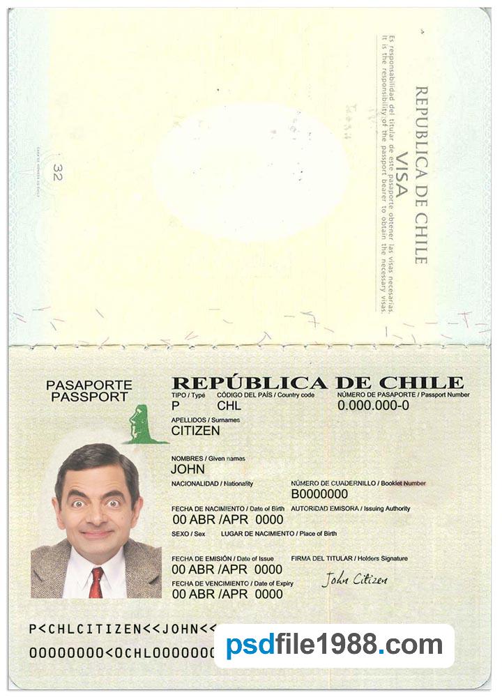 Chile Passport Version 2
